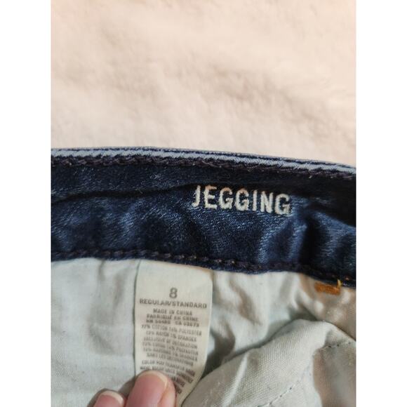 American Eagle Jeans Womens 8 Regular Blue Jegging Straight Super Stretch - Picture 3 of 11